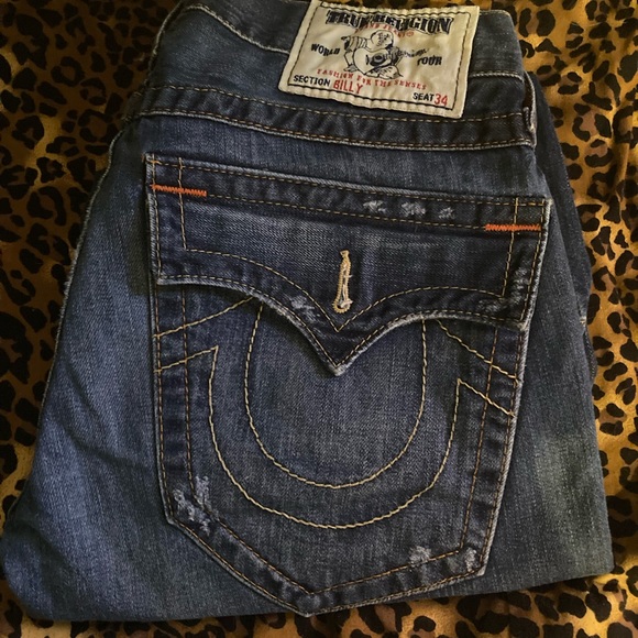Men’s True Religion Jeans Sz 34 - Picture 1 of 1